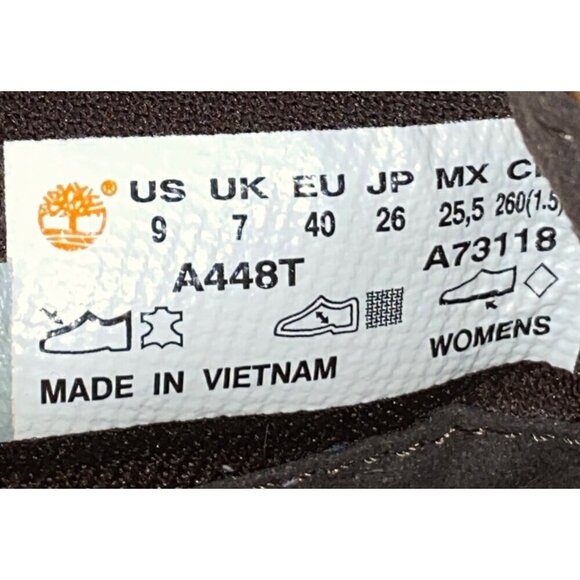 Timberland Women's Skyla Bay nubuck leather Pull on Wheat Boots Style A448T sz 9 - Picture 9 of 13